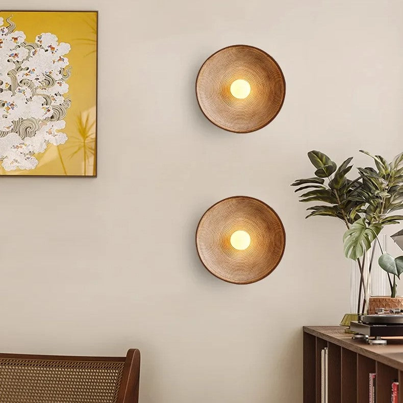 Wandlamp Rond Maan Design LED G4 Japandi Scandinavisch Ø20 Ø50 | Sansoti