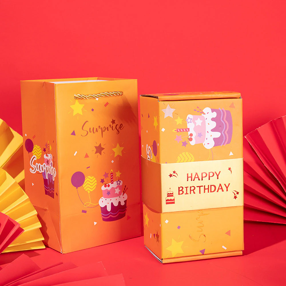Gift Wrapping with Surprise Effect, Reusable and Sustainable, for Holidays, Celebrations, Birthdays and Christmas | Sansoti