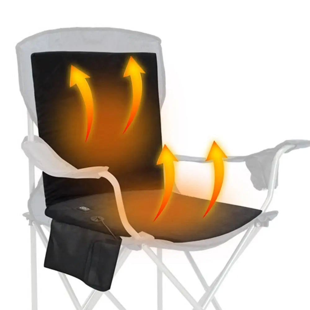 Opvouwbaar Verwarmingskussen 3 Temperatuurstanden USB Stoelverwarming voor Outdoor Kantoor Thuis Reizen Camping | Sansoti