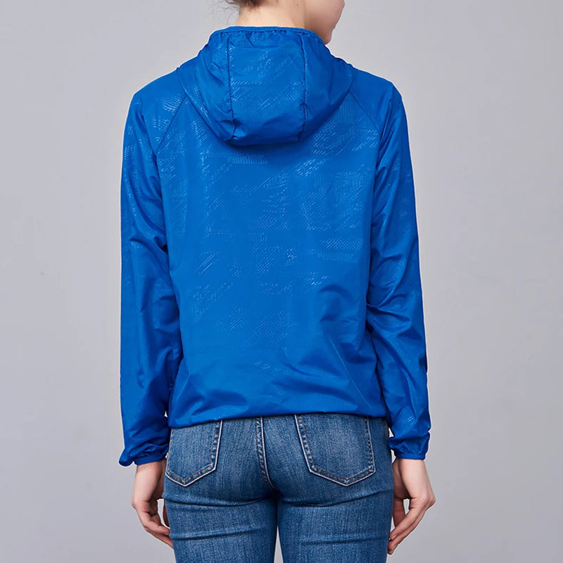 Ultraleichte, wasserdichte Windjacke für Damen und Herren, atmungsaktive Regenjacke, verstaubar, für Outdoor-Aktivitäten, Wandern, Radfahren und Sport | Sansoti