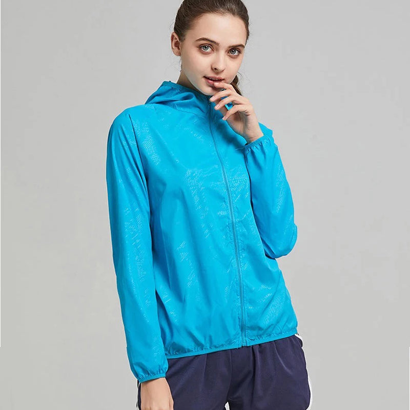 Ultraleichte, wasserdichte Windjacke für Damen und Herren, atmungsaktive Regenjacke, verstaubar, für Outdoor-Aktivitäten, Wandern, Radfahren und Sport | Sansoti