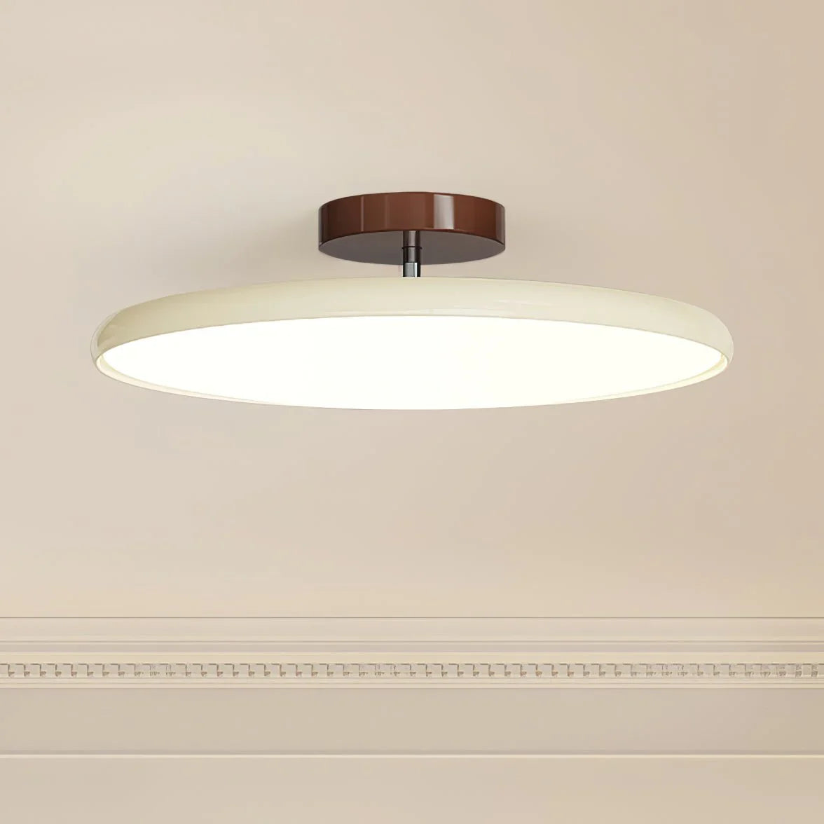Plafonnier LED réglable en métal avec tête orientable pour cuisine entrée espace de travail design moderne épuré | Sansoti