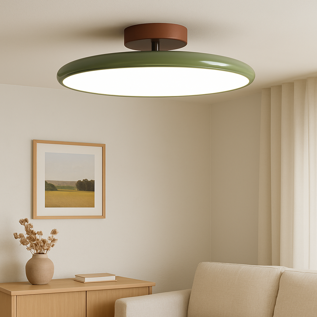Plafonnier LED réglable en métal avec tête orientable pour cuisine entrée espace de travail design moderne épuré | Sansoti