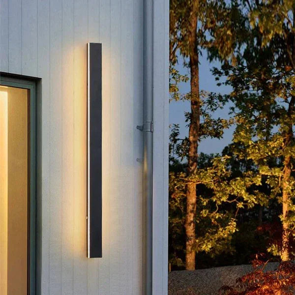 LED Wandleuchte Außen Innen IP65 Wasserdicht 30cm bis 120cm Minimalistisch Modern | Restfield