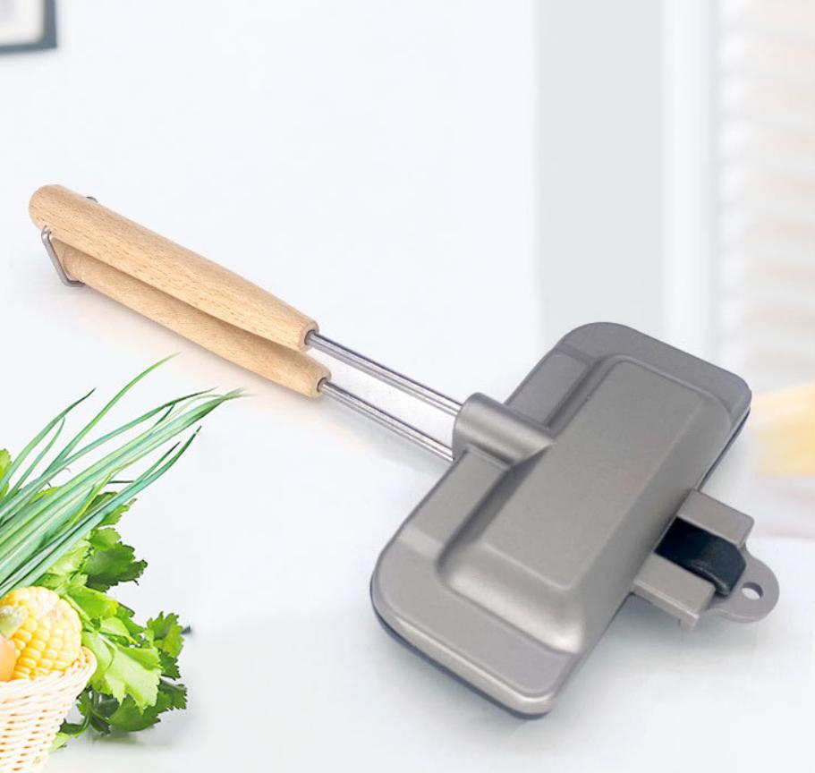 Dubbelzijdige Sandwichbakpan – Aluminium Antiaanbaklaag voor Snel Bakken – 30,5 cm | Sansoti