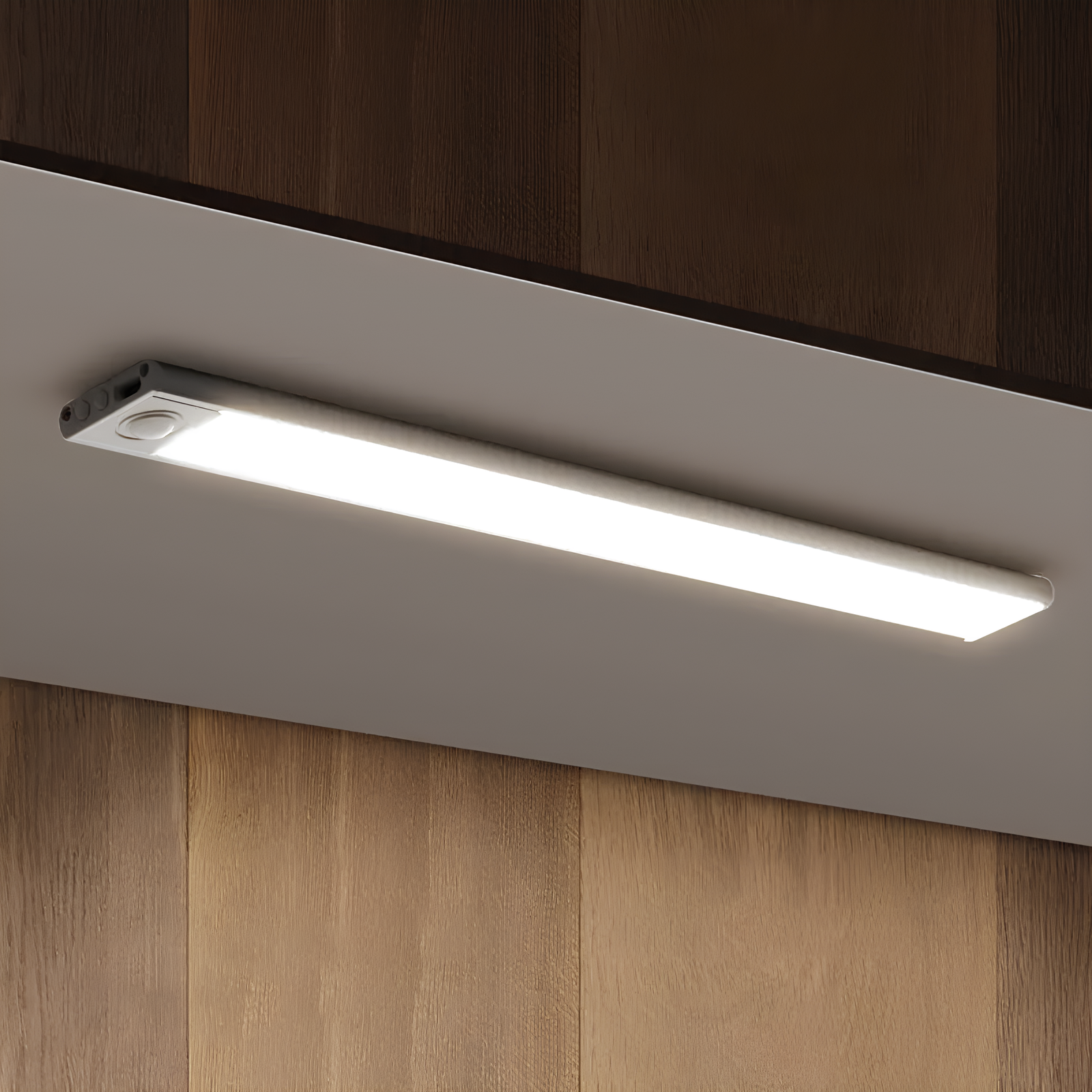 Bewegingssensor Lamp Draadloos ABS Compact Hal Trap Kast Nachtlamp Automatisch Licht USB Oplaadbaar | Sansoti