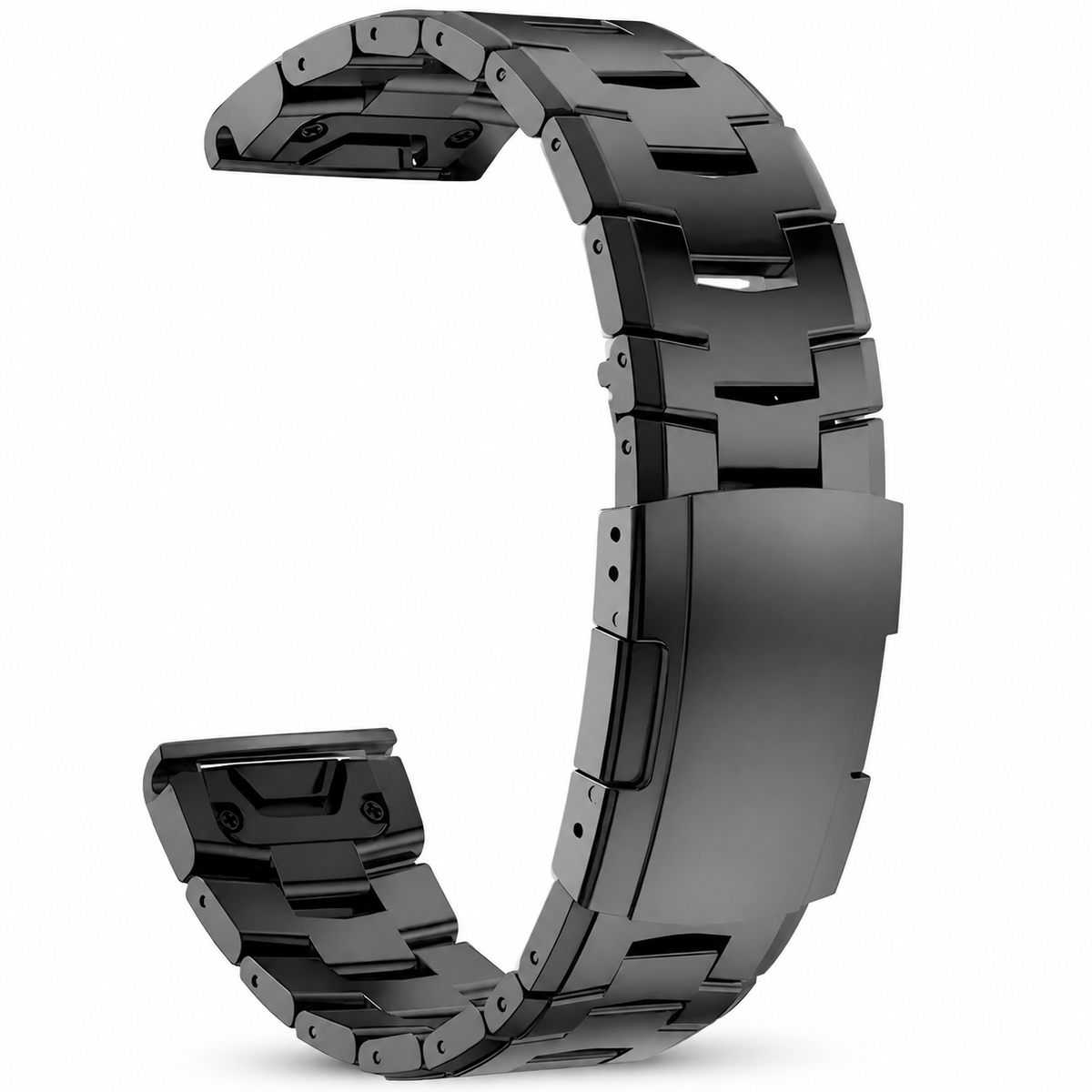 Bracelet à maillons en titane pour smartwatch 22 mm et 26 mm, QuickFit, bracelet de montre sportif en acier et métal | Sansoti