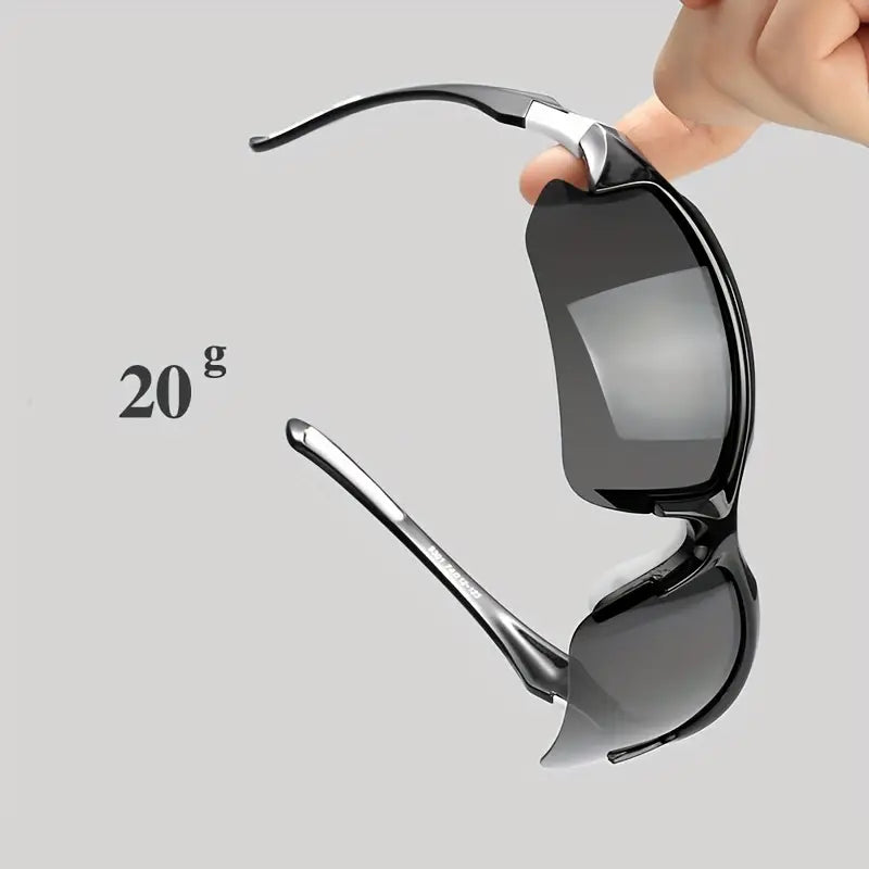 Sportieve Zonnebril met Gepolariseerde Glazen voor Fietsen en Hardlopen Zomer 2025 - UV-Bescherming Lichtgewicht Frame Unisex Outdoor Sport Eyewear | Sansoti