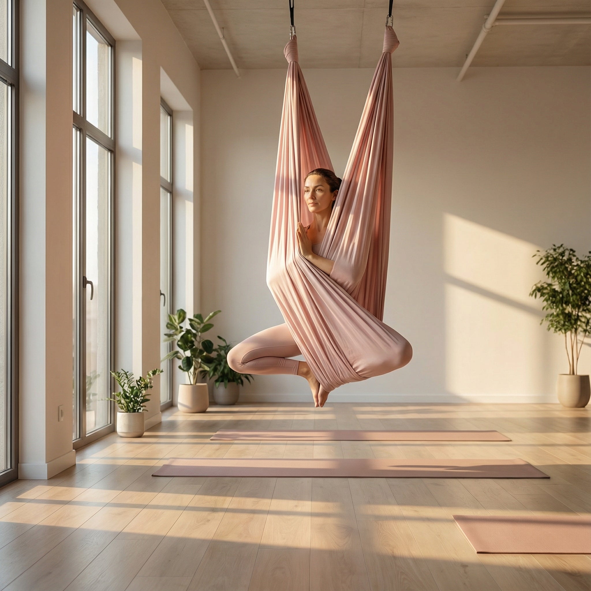 Aerial Yoga Schommel – Indoor Hangschommel voor Beweging & Ontspanning | Sansoti