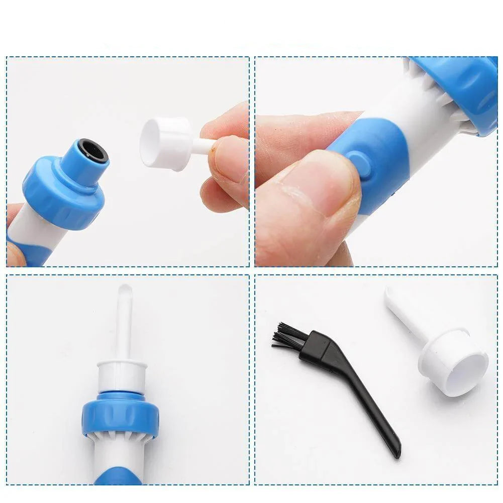 Electric Earwax Remover with Vacuum Suction and Rechargeable Vibration Motor for Adults and Children | Sansoti