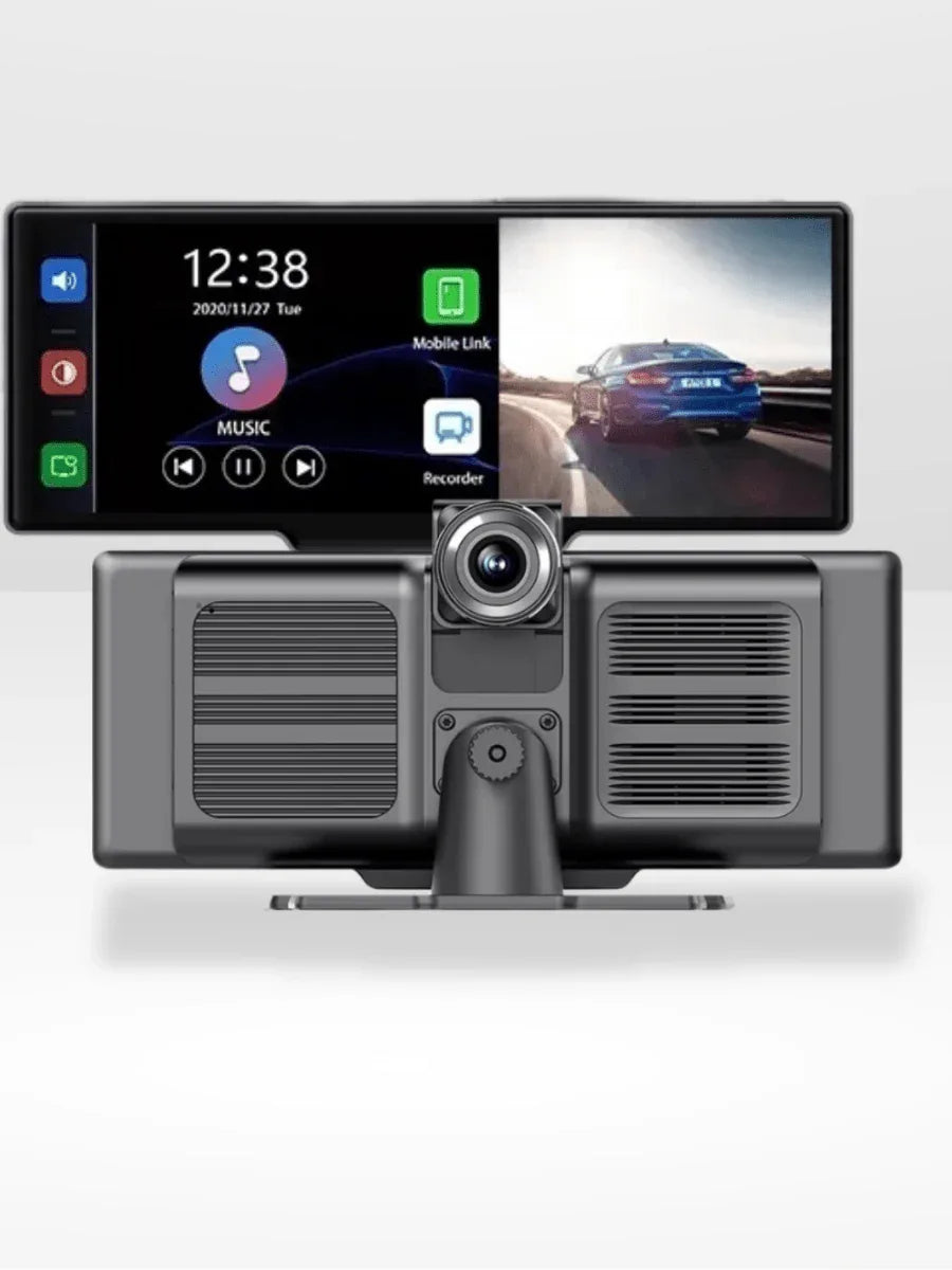 Carplay Scherm met Dashcam 10,26 Inch Touchscreen GPS Bluetooth WiFi Handsfree Spraakbediening Auto Multimedia | Sansoti