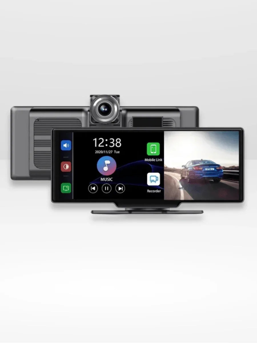 Carplay Scherm met Dashcam 10,26 Inch Touchscreen GPS Bluetooth WiFi Handsfree Spraakbediening Auto Multimedia | Sansoti