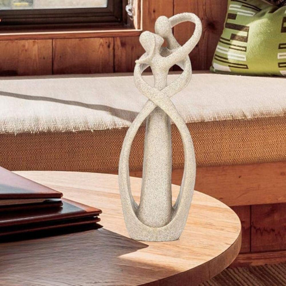 Abstrakte Skulptur der Liebe – Dekoratives Kunstobjekt mit symbolischer Bedeutung | Restfield