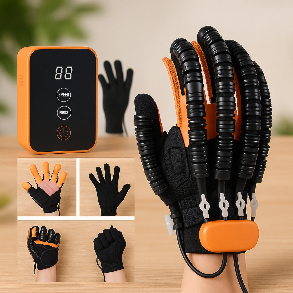 Automatische Handtrainer Handschoenen voor Revalidatie en Vingerkracht – Verstelbaar Revalidatiesysteem voor Thuis | Sansoti