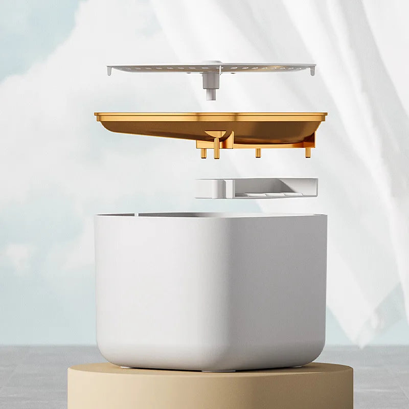 Haustier-Trinkbrunnen, 3 l, mit Filter, leise Pumpe, automatische Wasserzirkulation, Wassernapf für Hunde und Katzen | Sansoti