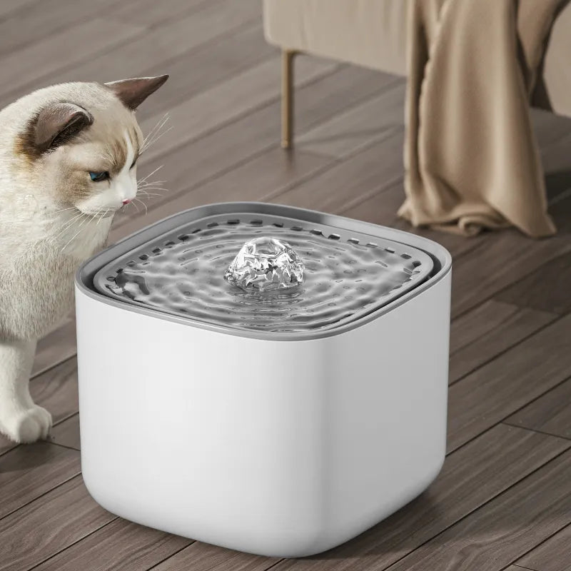 Automatischer Trinkbrunnen für Haustiere 3L Leises Zirkulationssystem Filter USB Wasserversorgung für Katzen und Hunde | Sansoti