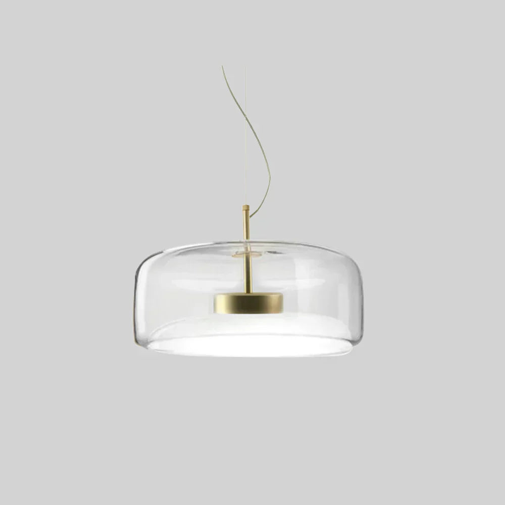 Glazen Hanglamp met LED Verlichting Modern Design Woonkamer Slaapkamer | Sansoti