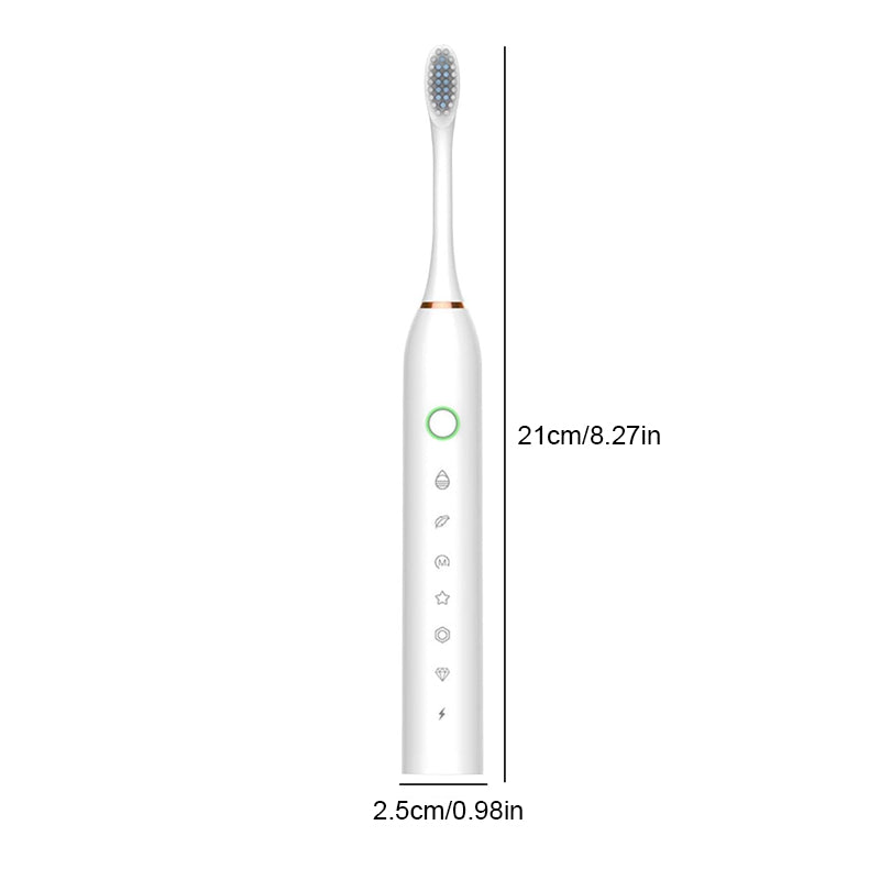 Brosse à dents électrique sonique avec 5 modes de brossage, minuteur et longue autonomie pour adultes | Restfield