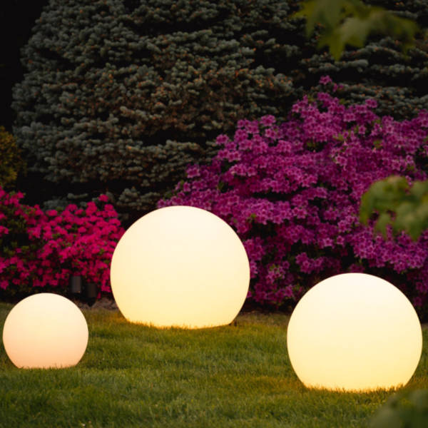 Oplaadbare LED Tuinbol met Afstandsbediening 16 Kleuren Sfeerverlichting voor Tuin Terras en Outdoor Decoratie | Sansoti