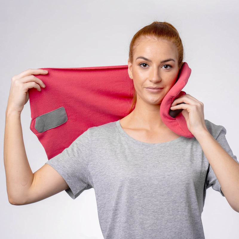 Ergonomisch Nekkussen voor Optimaal Comfort tijdens het Reizen – Geheugenschuim en Ademende Hoes – Verstelbare Pasvorm | Sansoti