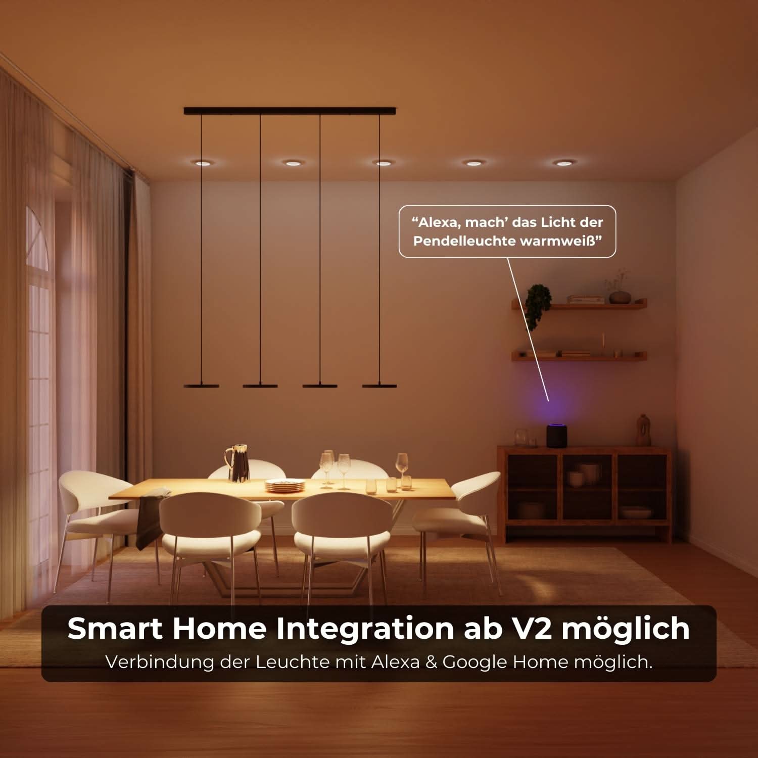 Design Hanglamp LED Aluminium 3-4 Lichts Zwart Eettafel Dimbaar Modern Pendellamp Minimalistisch Interieur Verlichting | Sansoti