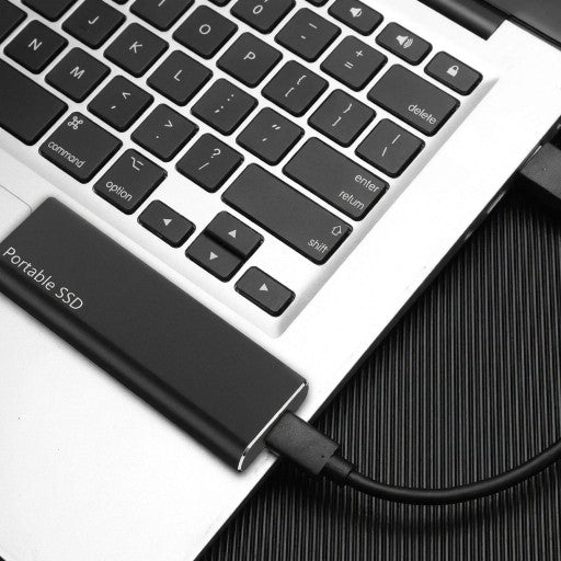 External SSD Drive 4TB USB-C Portable Data Storage with Fast Transfer for PC Mac Laptop | Sansoti