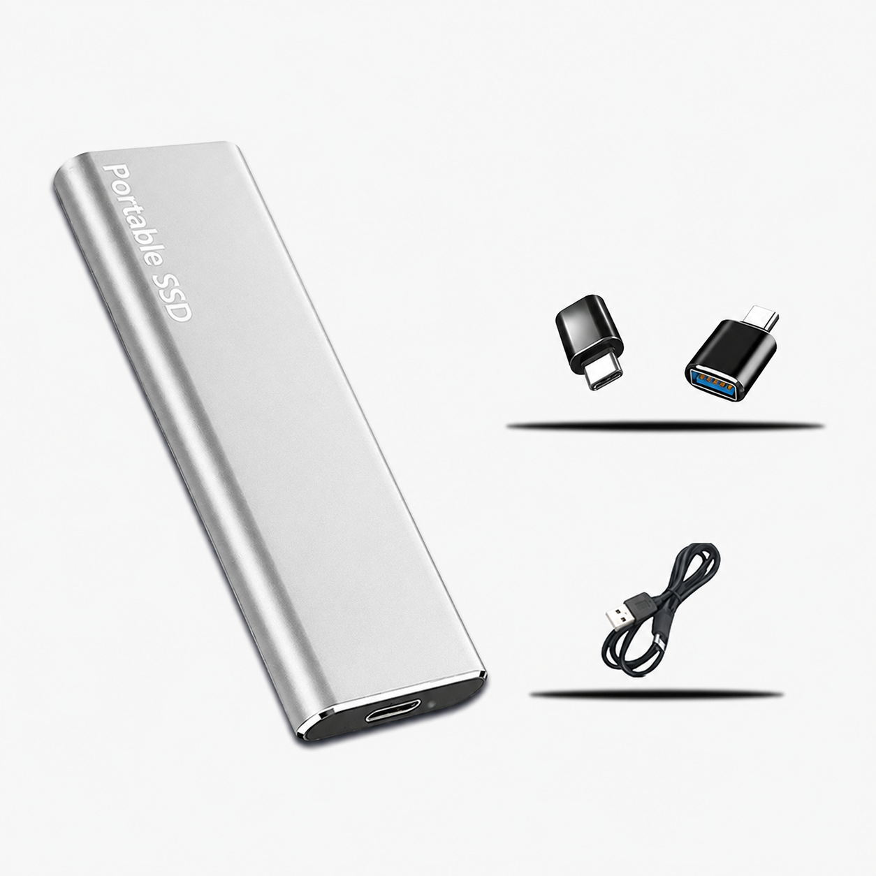 External Portable Storage Drive 4TB USB-C Data Storage Compact Hard Drive | Sansoti