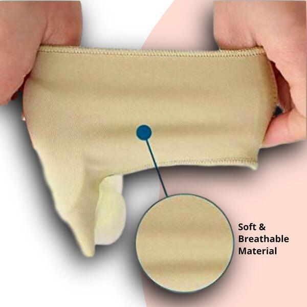 Manchon séparateur d’orteils pour hallux valgus – Correcteur d’orteils en silicone – Doublure en gel doux – Prévention des cors et des points de pression | Sansoti