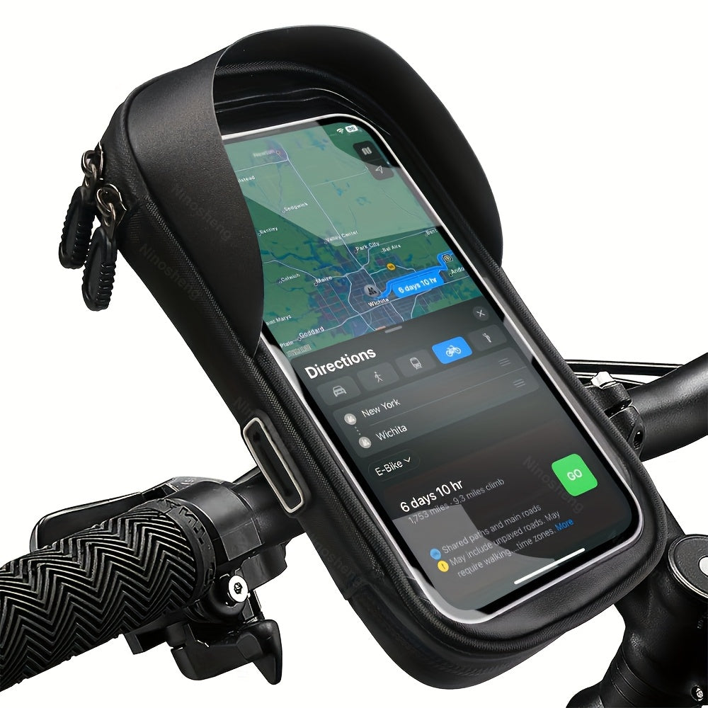 Waterdichte Telefoonhouder voor Fiets en Motor met 360° Draaibaar Systeem | Sansoti