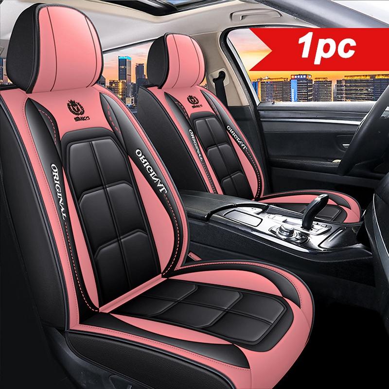Luxe Autostoelhoezen Set 11-delig Gewatteerd met Opbergvak Airbag-Opening Universeel voor Vijfzitters Auto | Sansoti
