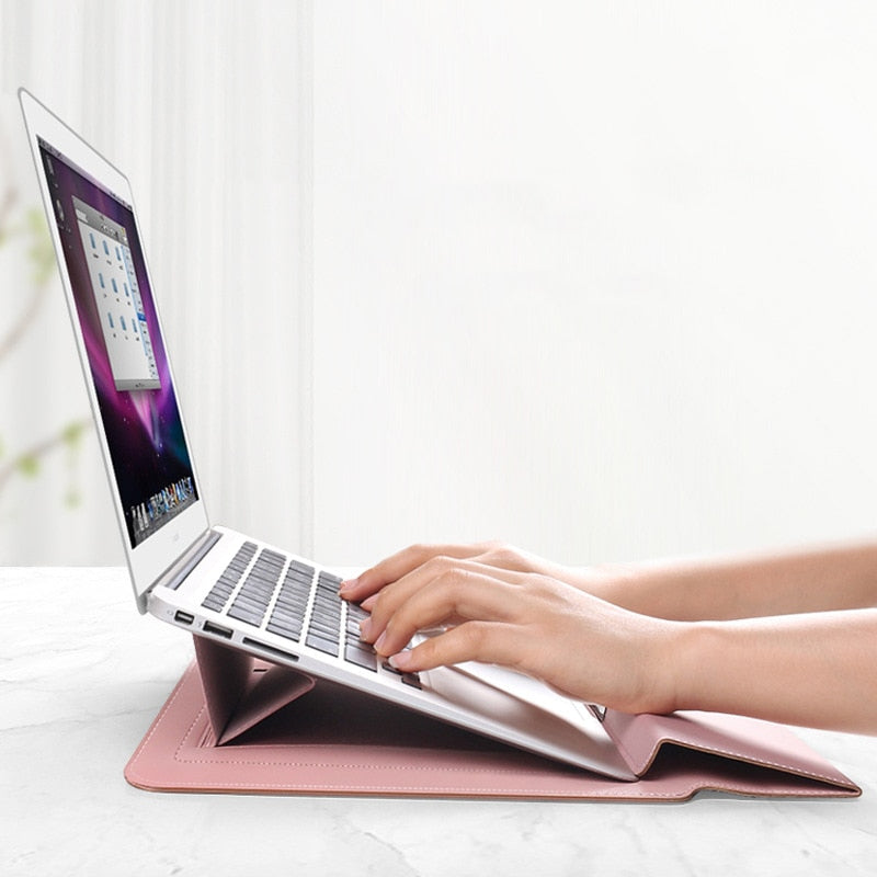 Laptoptas Met Standaard Opvouwbaar 2 In 1 Beschermhoes 11-16 Inch | Sansoti