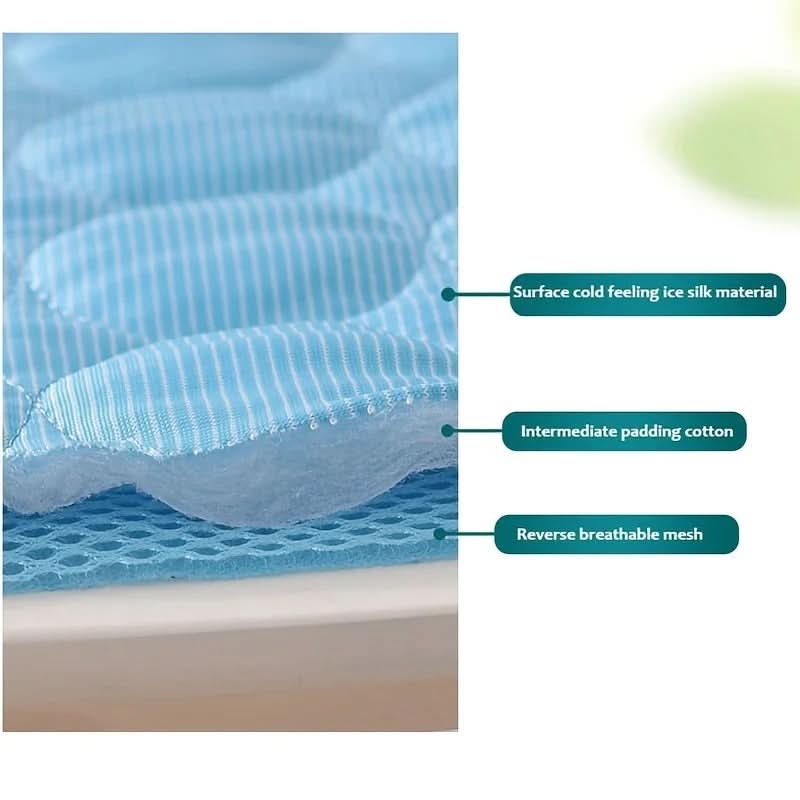 Tapis rafraîchissant pour animaux, couverture d’été pour chien et chat, coussin de repos rafraîchissant et respirant, tapis matelassé rafraîchissant, 6 couleurs | Sansoti