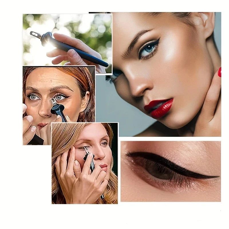 Eyeliner Stempel Set met Wing Template – Perfecte Symmetrische Vleugels voor Elke Gelegenheid | Sansoti