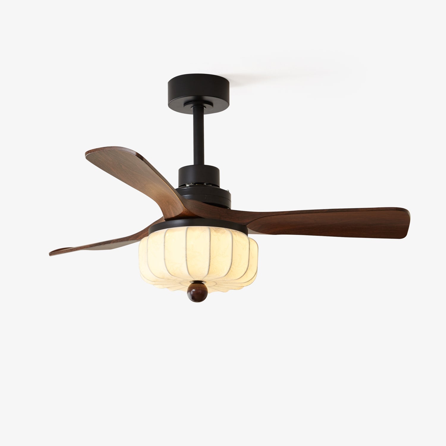 Vintage Ceiling Fan with Lighting and Remote Control – Modern Design with 6 Speeds | Sansoti