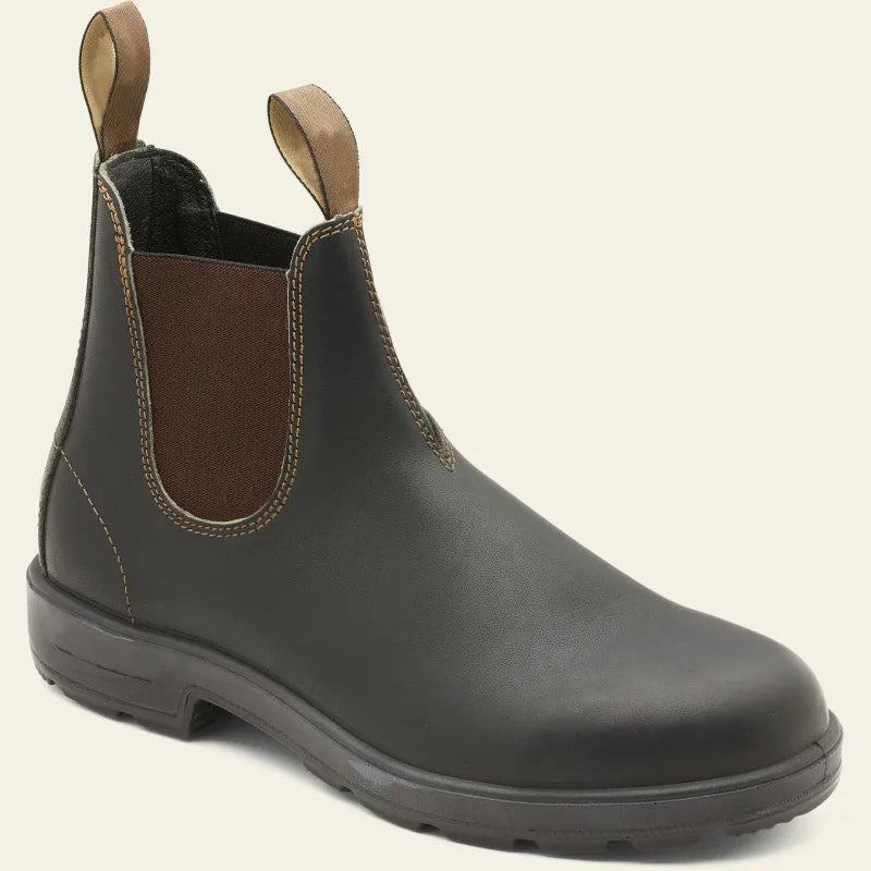 Waterdichte Chelsea Boots met Elastische Zijpanelen en Profielzool | Sansoti