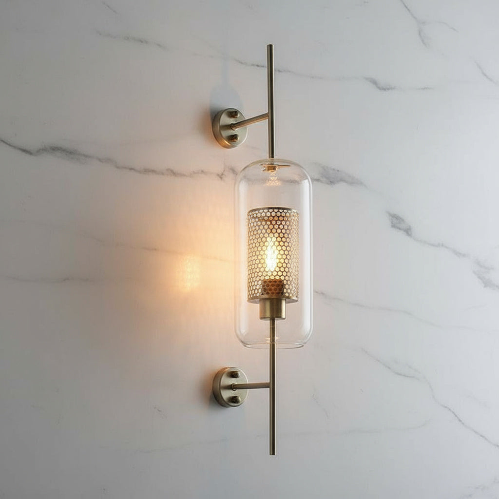 Moderne Glazen Wandlamp – Stijlvolle Verlichting met Klassieke Uitstraling | Sansoti