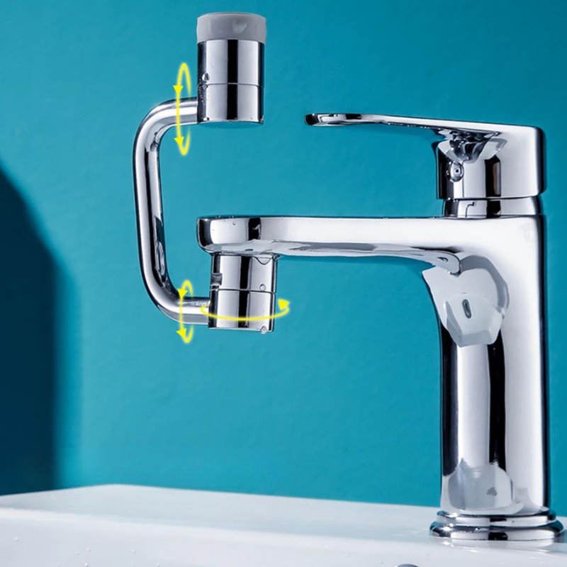 360° Draaibare Kraanverlenging Keuken Badkamer Universele Fitting Waterbesparend RVS Koper Flexibel Spatvrij | Sansoti