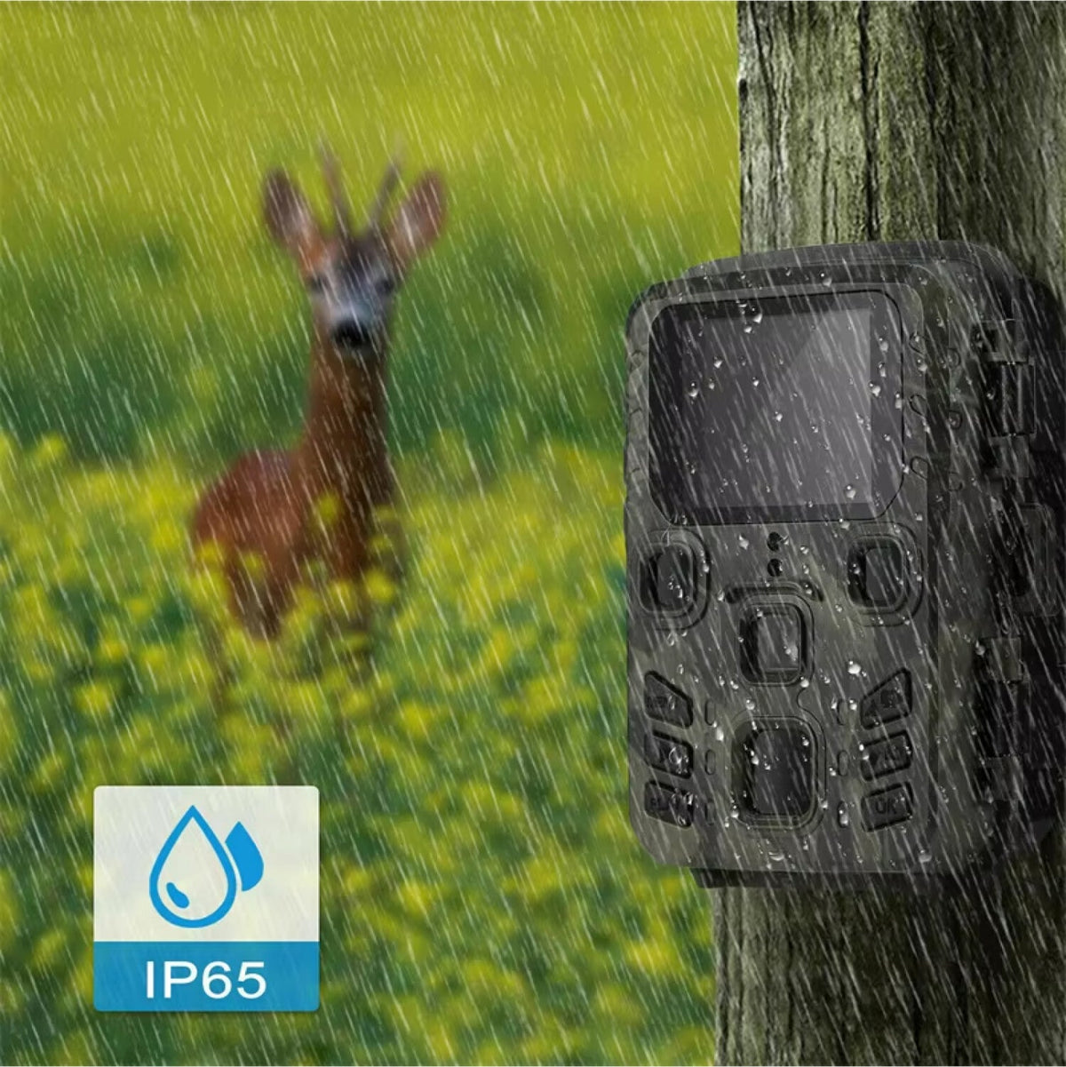 Wildlife Camera with WiFi and Motion Detection for Nature Photography, Garden Surveillance and Wildlife Observation 20MP 1080P HD | Sansoti