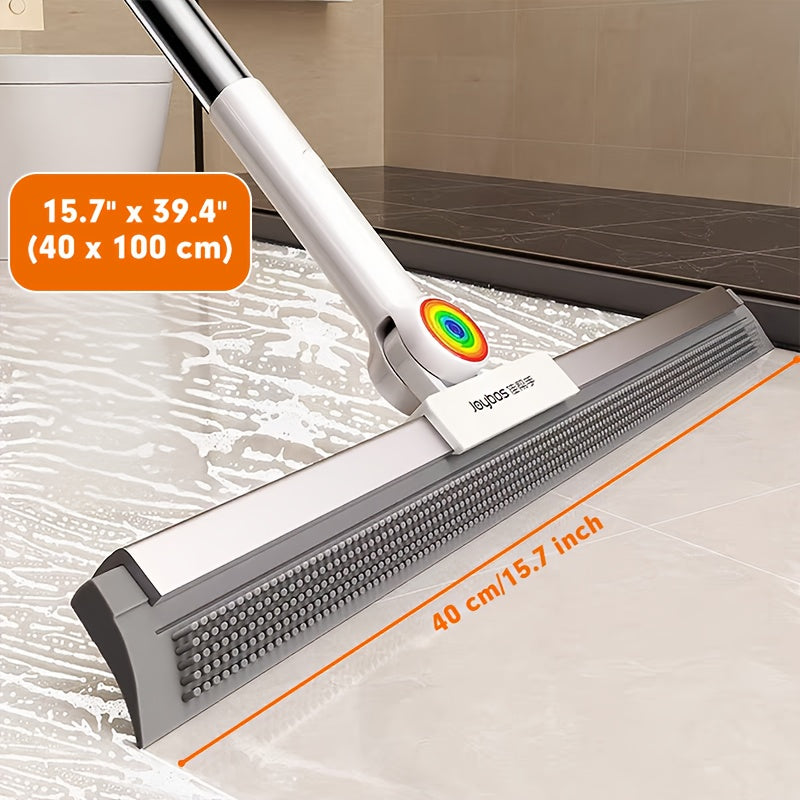 Bodenwischer mit Gummilippe und TPE-Bürsten 30cm 50cm Multifunktionale Reinigung für Hartböden | Sansoti