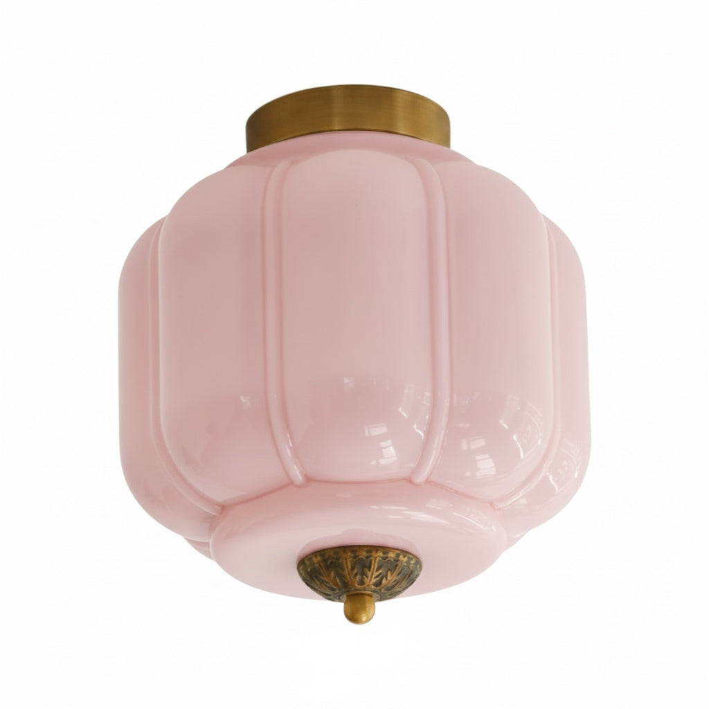 Plafondlamp Melkglas Glazen Kap Moderne Verlichting Scandinavische Stijl Woonkamer Eetkamer Slaapkamer Flush Mount | Sansoti