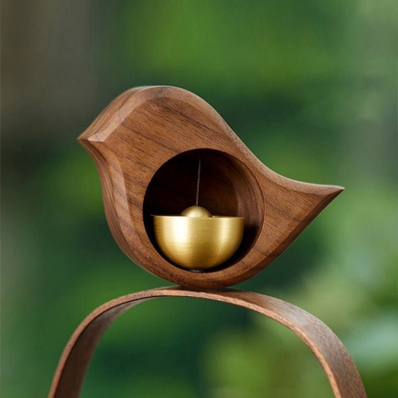 Houten Deurklokje met Rustgevende Klank – Decoratief Windgong-Ornament voor Deur of Muur | Sansoti
