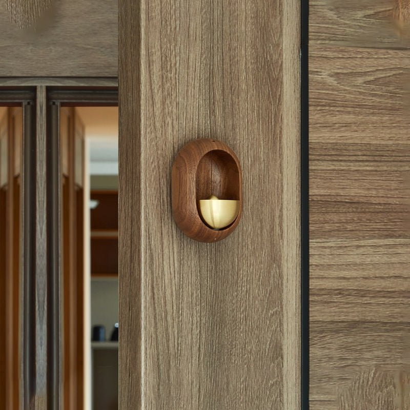 Houten Deurklokje met Rustgevende Klank – Decoratief Windgong-Ornament voor Deur of Muur | Sansoti