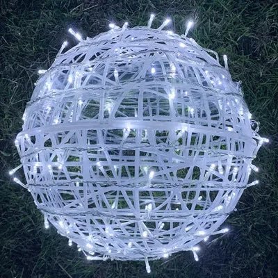 LED Lichtbol Buiten Waterdicht 20cm IP65 Warm Wit Tuinverlichting | Sansoti