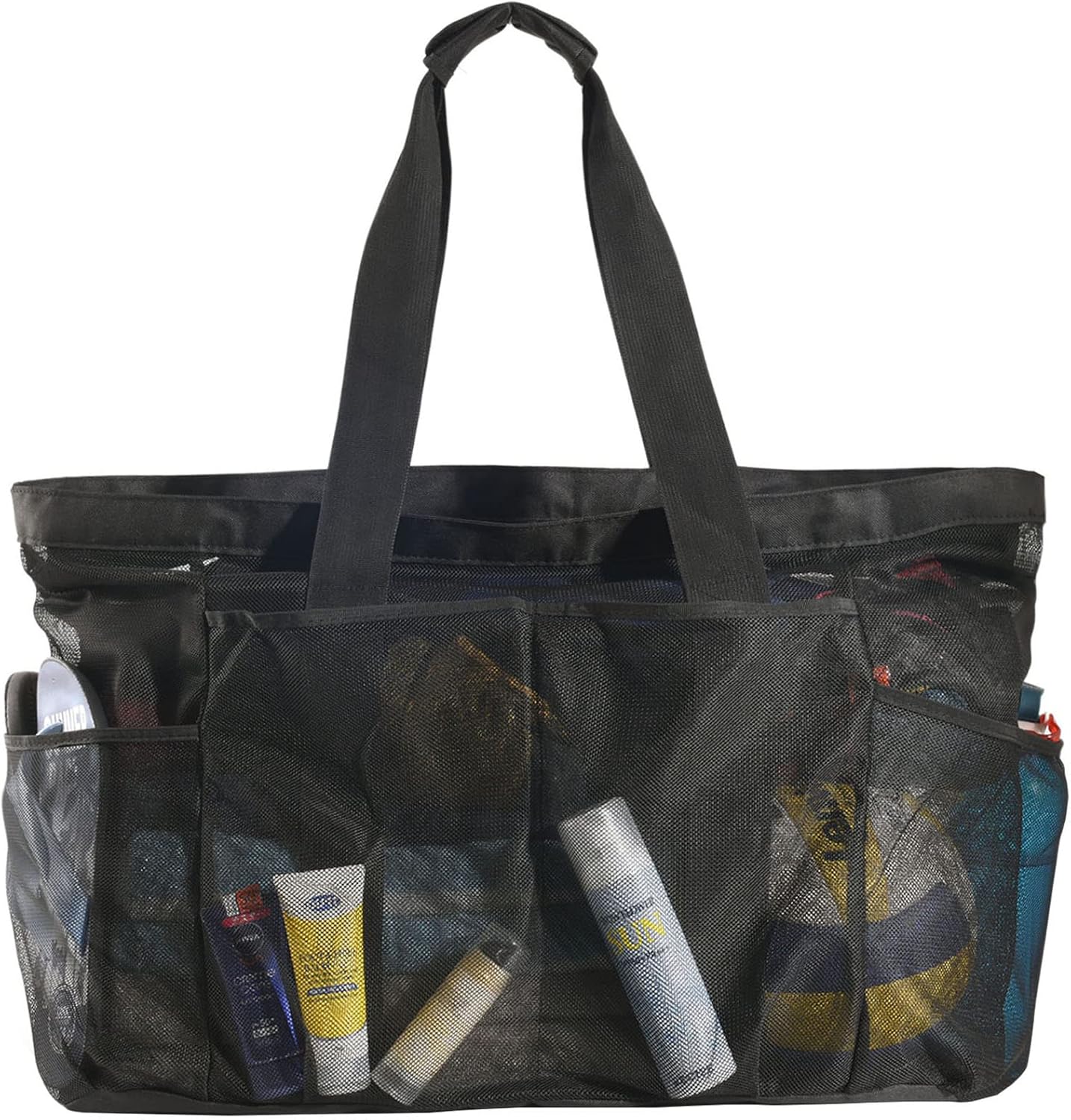 Grote Strandtas met Rits – Zandvrij Mesh Design voor Stranddagen | Sansoti
