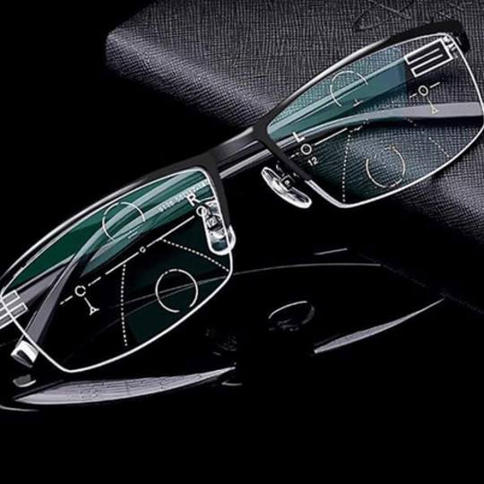 Progressive Reading Glasses with Automatically Adjusting Multifocal Lenses — Clear Vision for Reading, Screen Work and Driving | Sansoti