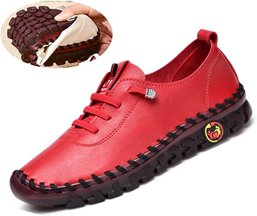 Comfortable Flat Women's Loafer with Arch Support and Orthopedic Sole | Sansoti