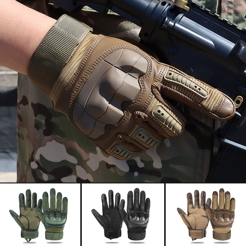 Gants de sport tactiques avec fonction écran tactile, microfibres et cuir PU antidérapants pour activités en plein air, moto, cyclisme et entraînement | Sansoti
