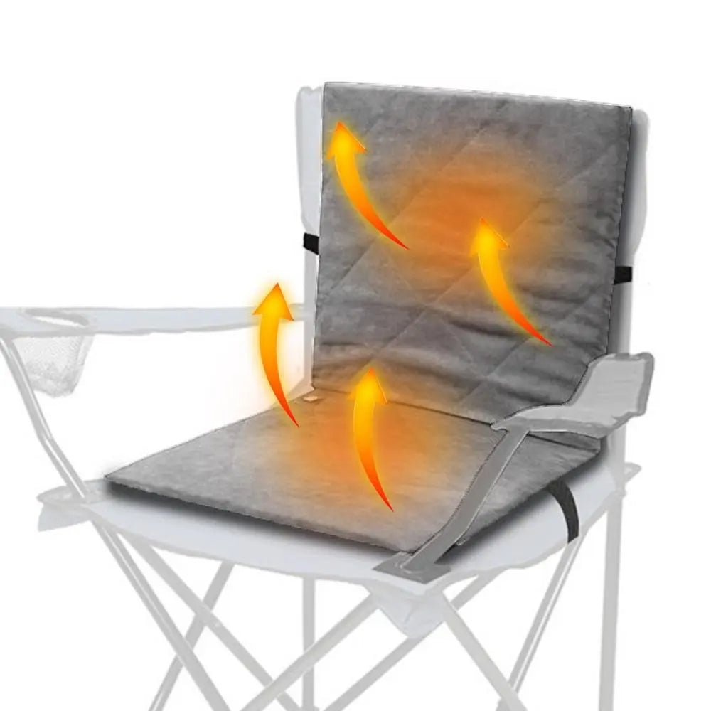 Opvouwbaar Verwarmingskussen 3 Temperatuurstanden USB Stoelverwarming voor Outdoor Kantoor Thuis Reizen Camping | Sansoti