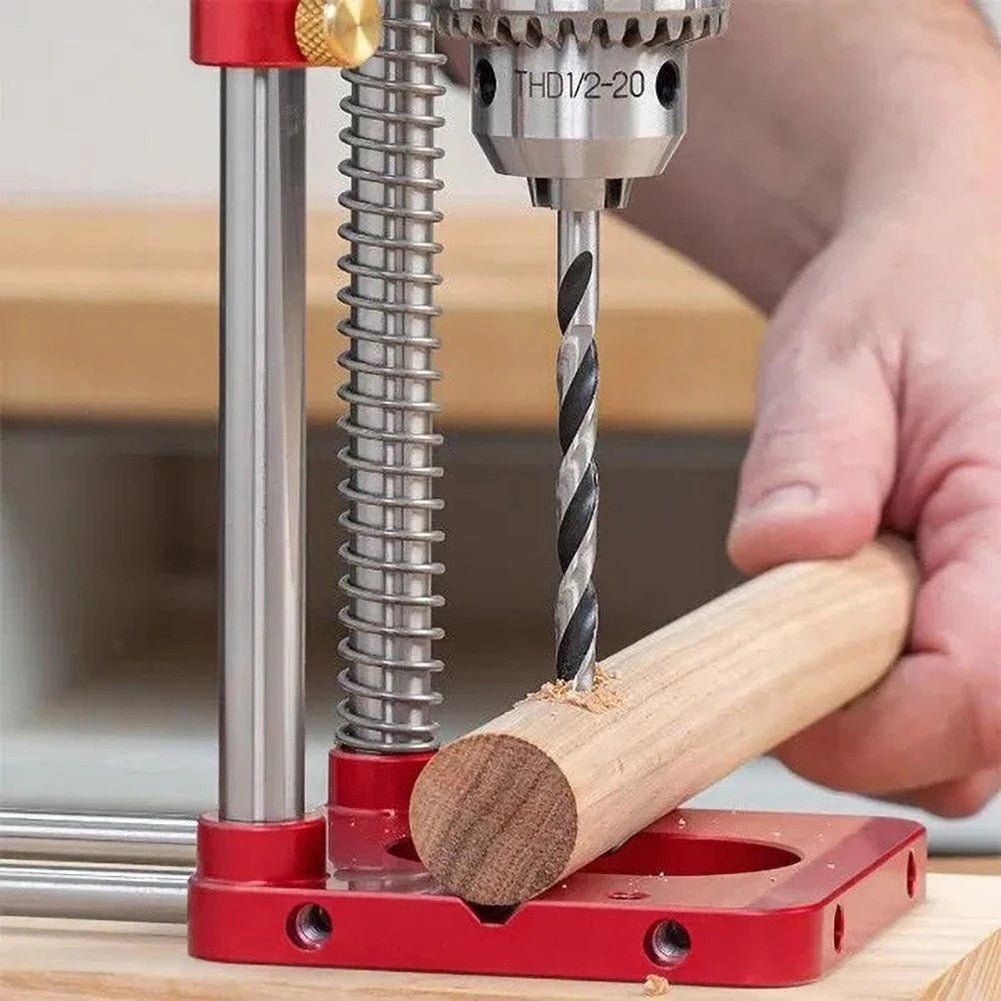 Verstelbare Boorsjabloon voor Hout – Precisiegids Rechte Gaten Boren Meubelmaken Klussen DIY Gereedschap | Sansoti