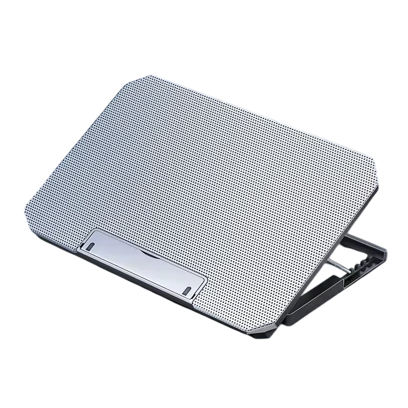 Laptop Stand with Dual-Fan Cooling 12-17 inch Adjustable Ergonomic USB Aluminum Laptop Holder | Sansoti